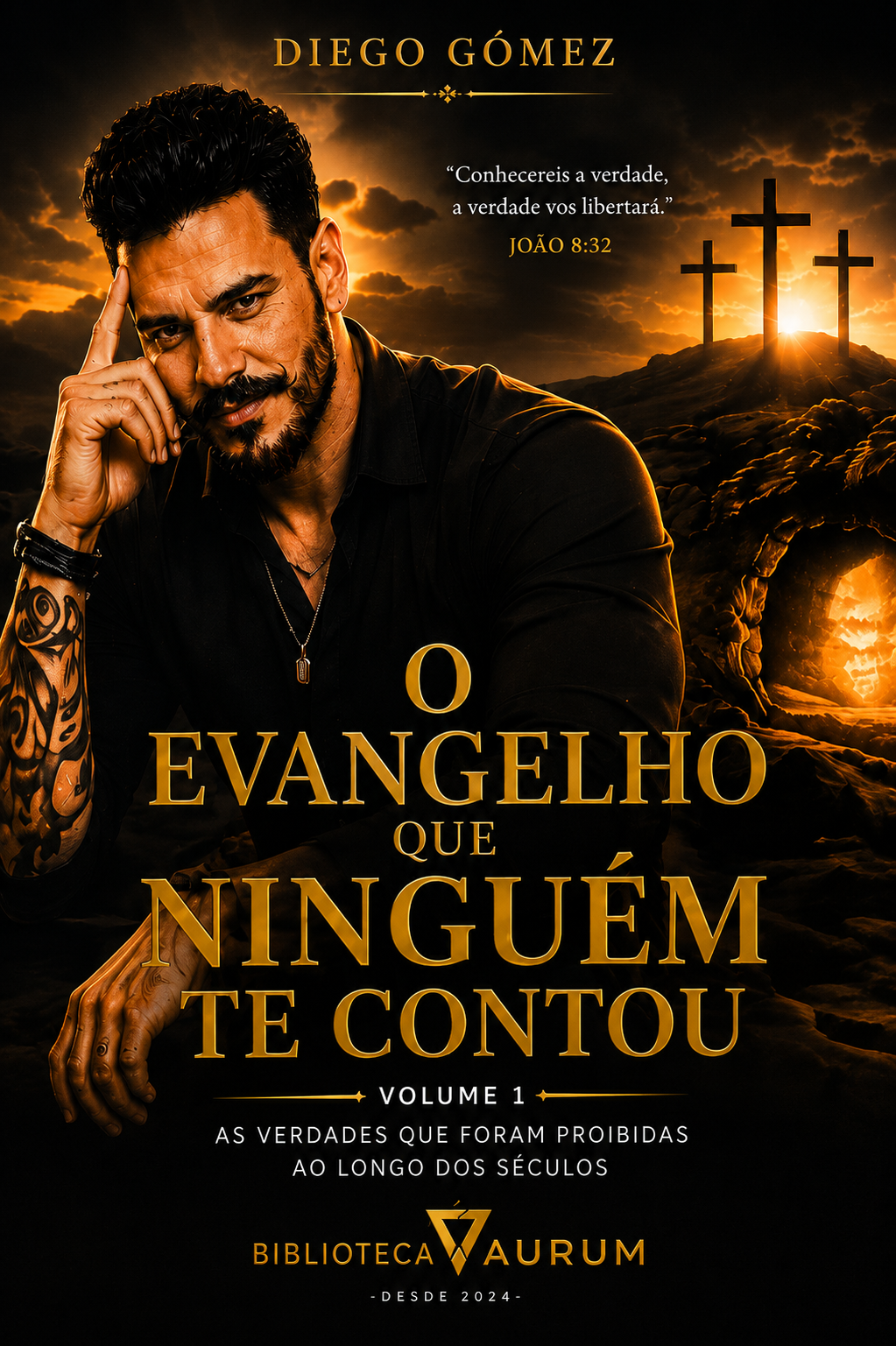Capa do e-book O Evangelho que Ninguém te Contou — Volume 1, de Diego Gómez
